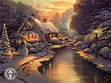 Christmas Evening by Thomas Kinkade